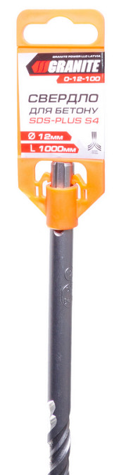 Свердло для бетону GRANITE SDS-PLUS S4 12×1000 мм 0-12-100 Коломыя - изображение 2