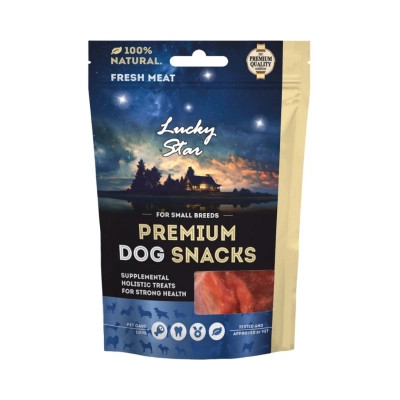 Лакомство для собак Lucky Star вяленое мясо утки с кроличьим ухом 65 г (4820281500749) Винница - изображение 1