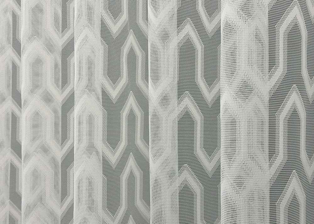 Тюль VR-Textil 2001т Жаккард Молочный 400х270 см (42-1042) Киев - изображение 6