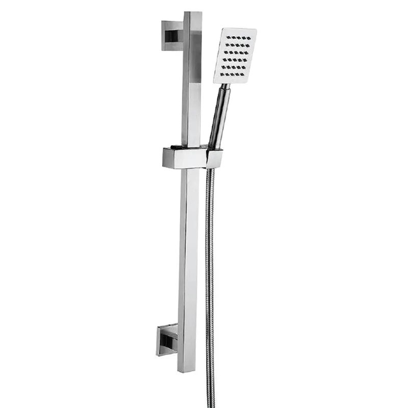 Душевая стойка Zerix SET BAR-SUS-002 с лейкой и шлангом из нержавеющей стали ZX4941 Харьков - изображение 1