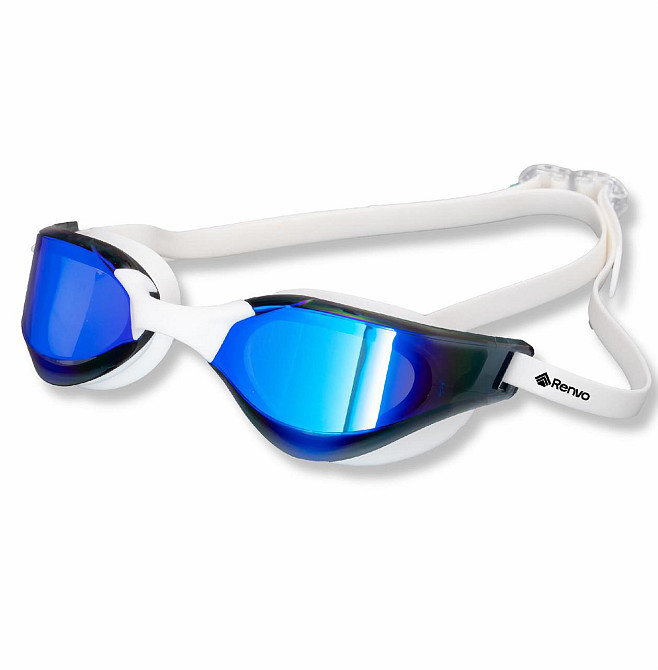 Окуляри для плавання Renvo Alat Pro Уні Anti-fog  Білий Синій Чорний OSFM (2SG610-0304) Київ - фото 1