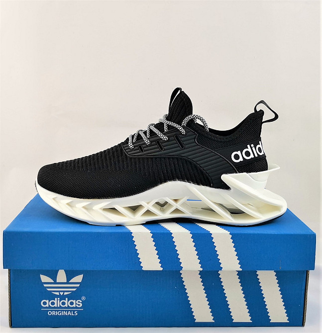 Кроссовки Мужские Adidas Springblade Чёрные с Амортизацией Адидас (размеры: 44,45) Видео Обзор Днепр - изображение 9