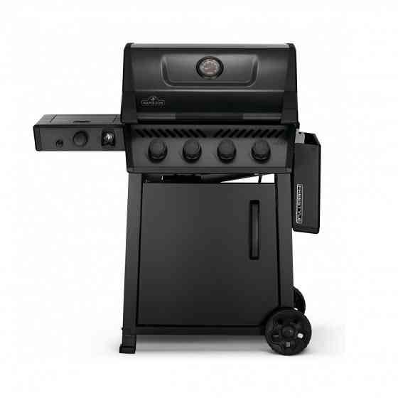 Газовый гриль Freestyle 425 с боковой горелкой SIZZLE ZONE и дверцей, черный мат F425DSIBPK-RU-PHM Код: 010721 Ровно