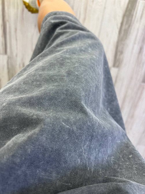 Платье-футболка женское A-N 2666-1 тай-дай оверсайз, серый, one size Киев - изображение 16