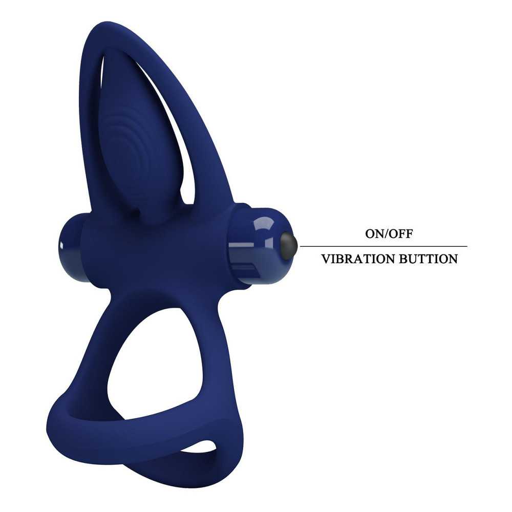 Эрекционное вибро кольцо Pretty Love - Powerful ring, 10 vibration functions, BI-210306-3 Sex Aura Киев - изображение 9