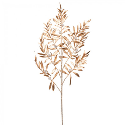 Декоративна гілка YES! Fun Золоті листочки, 86 см (974766) Вінниця - фото 1