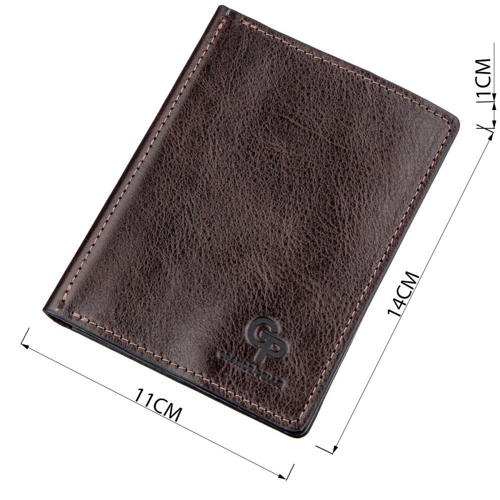 Обложка для автодокументов мягкая кожа GRANDE PELLE 11191 Коричневая Киев - изображение 3