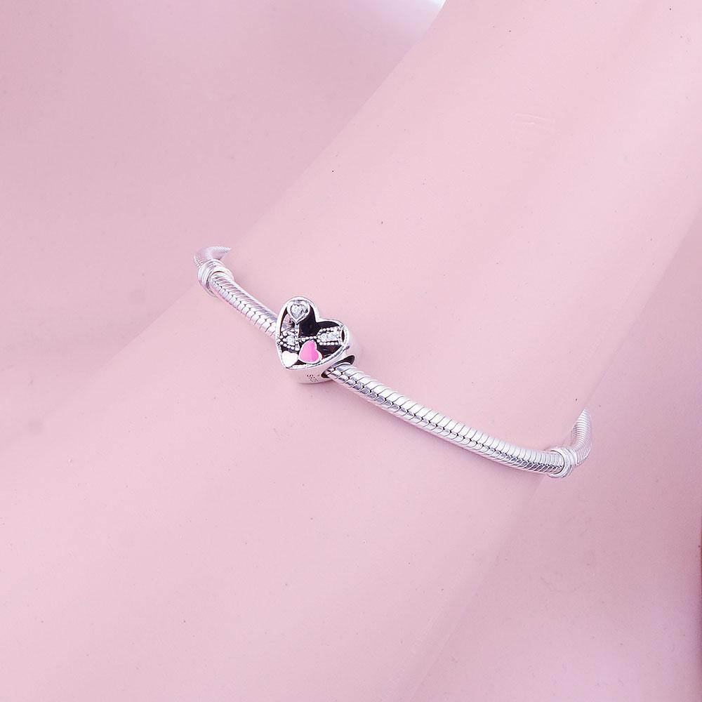 Серебряный шарм Пандора  