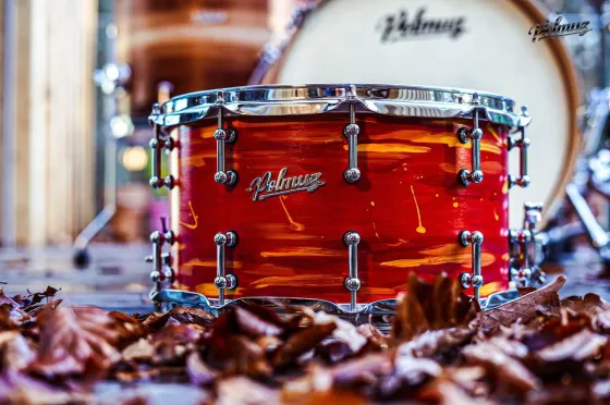 Ударна установка  Polmuz Maple 14x8 Artist Cosmic Red to Yellow Київ