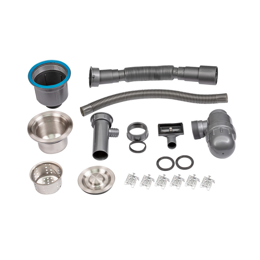 Мийка для кухні інтегрована Lidz Handmade H4050 (LDH4050BRU39258) Brushed Steel 3,0/1,0 мм Київ - фото 8
