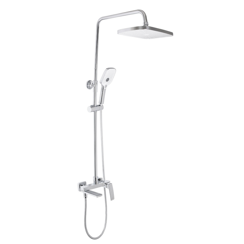 Душова система універсальна Qtap Tern на три споживачі (з виливом) QTTER1112CRM47592 Chrome Київ - фото 1