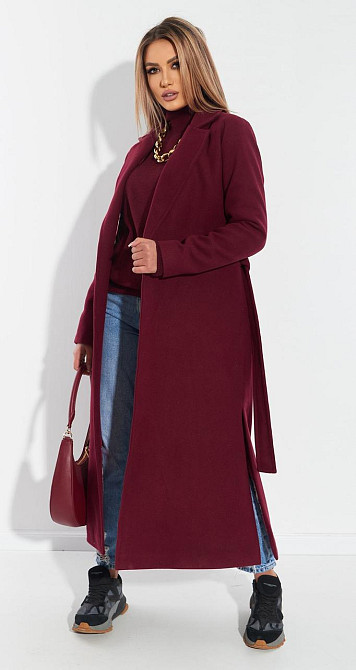 Кашемірове пальто з розрізами Київ - фото 5