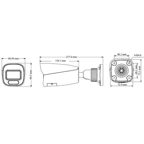 IP-відеокамера 4Mp TVT TD-9442C4(AZ/PE/WR2) Full Color f=2.8-12mm з мікрофоном (77-00442) Київ