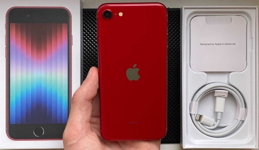 НОВЫЙ - iPhone SE 2022 - 64 гб - 100% АКБ - PRODUCT RED - NEVERLOCK. Киев - изображение 7