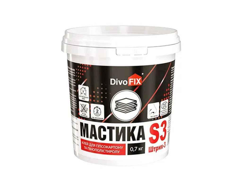 Клей Mastika 700г Штрих-3 ELITE constructionТМ ДИВОЦВІТ Киев - изображение 1