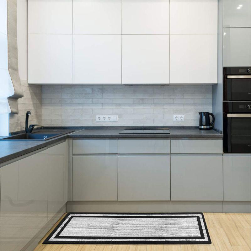 Килимки кухонні Lovely Svi - м'які з ефектом пам'яті - 44x150x 1 см Чорна окантовка (191223) Київ - фото 4