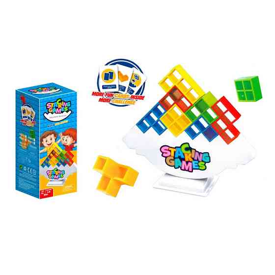 Дитяча настільна гра "Балансир - тетріс" S-128, 48 деталей Вінниця