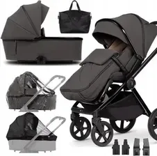 Детская коляска VENICCI TINUM UPLINE SE LAVA SZARY GŁĘBOKO–SPACEROWY Киев - изображение 1