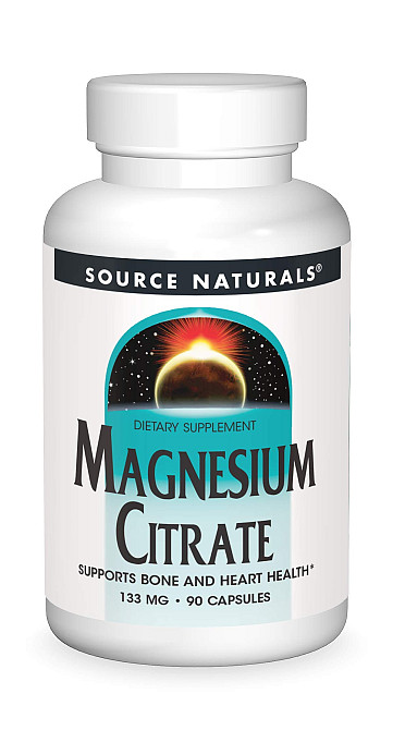 Цитрат магнію Source Naturals Magnesium Citrate 113 mg 90 caps Луцьк - фото 1