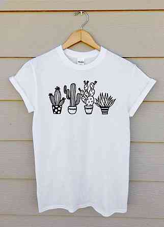 Футболка жіноча з принтом  48 Біла 2664085910 Дніпро