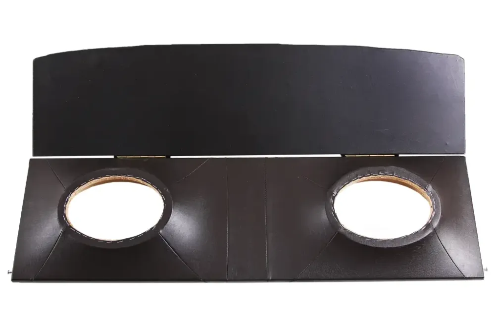 Полка багажника 2108 АвтоКомфорт под колонки кожзам черный Винница - изображение 1