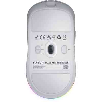 Мышка Hator Quasar 3 Wireless White (HTM731) Винница