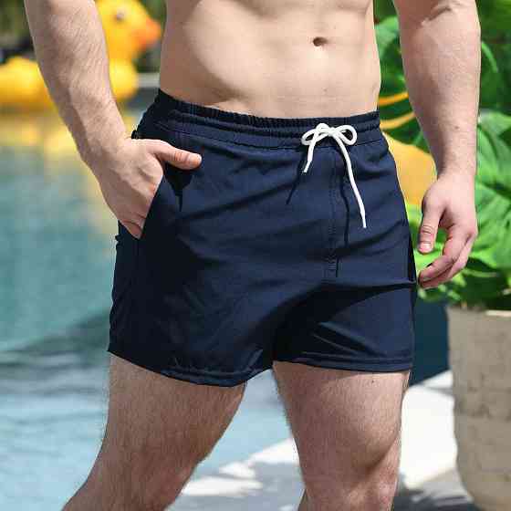 Плавательные шорты мужские темно-синий Pobedov Pool day Киев