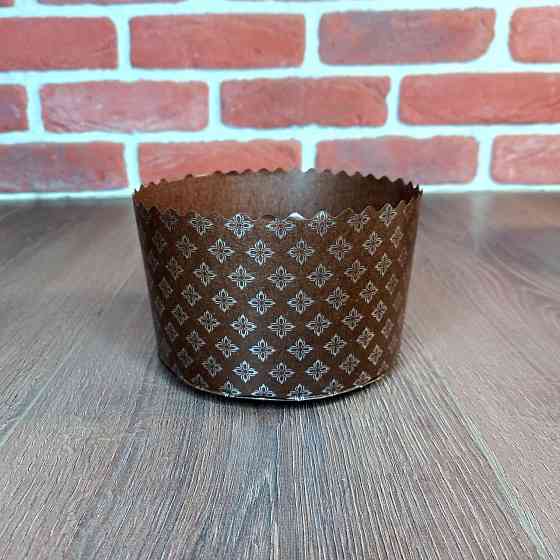 Форма для пасок 300–350 г d110×h85 «Італійські» — паперові форми для випікання, 50 шт Харків