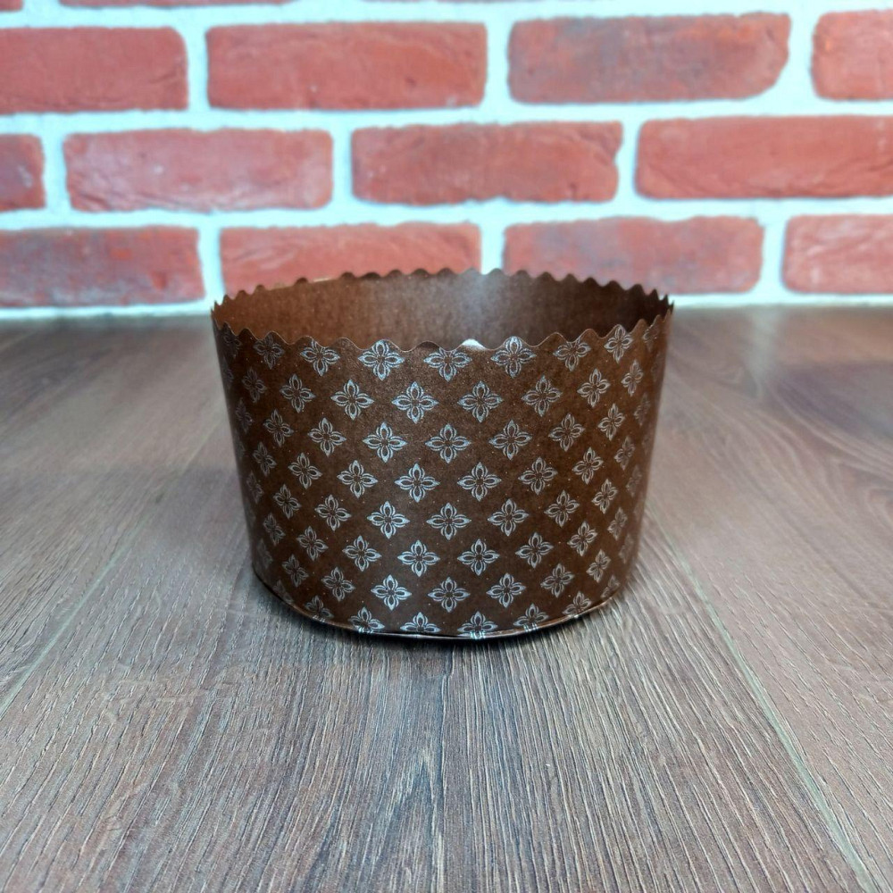 Форма для пасок 300–350 г d110×h85 «Італійські» — паперові форми для випікання, 50 шт Харків - фото 2