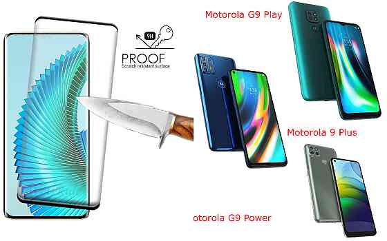 Защитное стекло HyperGlass Pro для Motorola G9 Play, 9 Plus, G9 Power – максимальная чувствительность и защита Киев