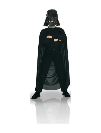 Маска і плащ набір Darth Vader, дитячий костюм Star Wars 4+, Дарт Вейдер Зоряні Війни для Хелловіну, святкового ранку ліцензійний Київ