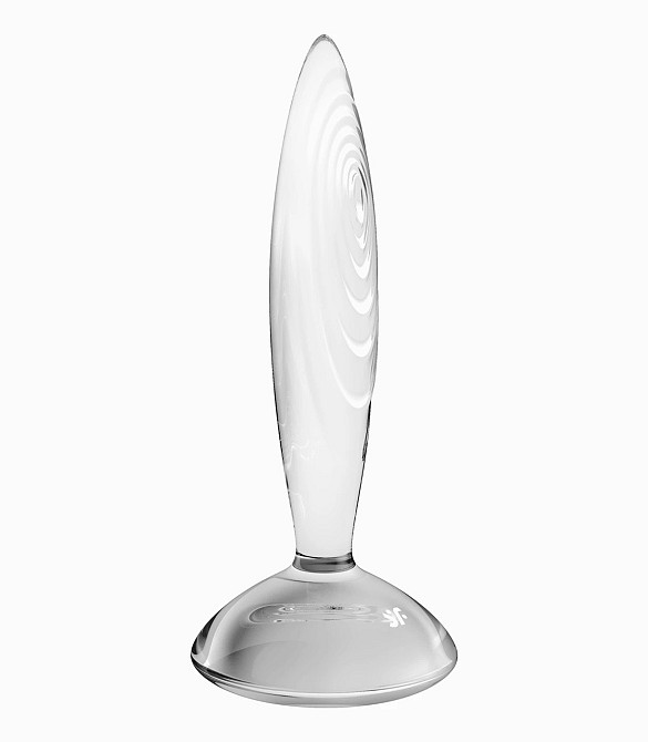 Стеклянная анальная пробка Satisfyer Sparkling Crystal прозрачная Sex Aura Киев - изображение 2