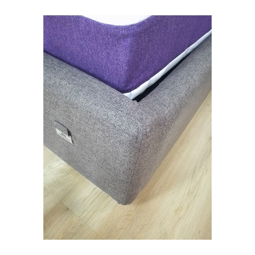 Ліжко SiriusDesign Comfort з нішею для білизни 160x200 сірий Київ - фото 7