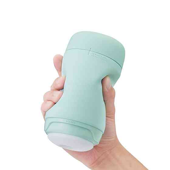 Мастурбатор TENGA PUFFY MINT GREEN, ультрам’який матеріал, багаторазовий, наскрізний Sex Aura Київ