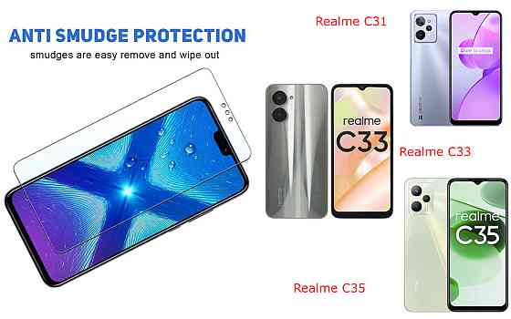 Защитное стекло NeoGlass для Realme C31, Realme C33, Realme C35 – ультрапрозрачное и устойчивое Киев