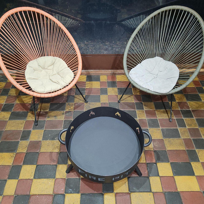Костровая чаша Fire pit 60 см. от производителя SAB Building. Чаша для огня со складными ножками Харьков - изображение 7
