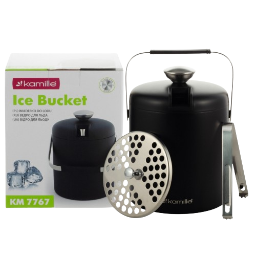 Відро для льоду чорне 7767 KAMILLE Житомир - изображение 6