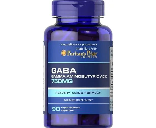 GABA (Gamma Aminobutyric Acid) 750 mg, 90caps Луцьк - фото 1