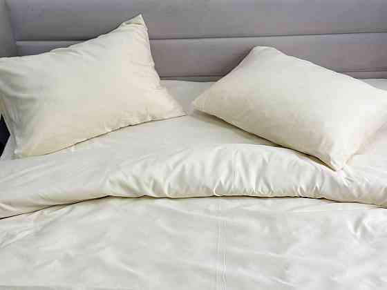 Ecotton Комплект постільної білизни Ecotton Євро 210х220 см однотонний кремовий Cream Yellow Коломия