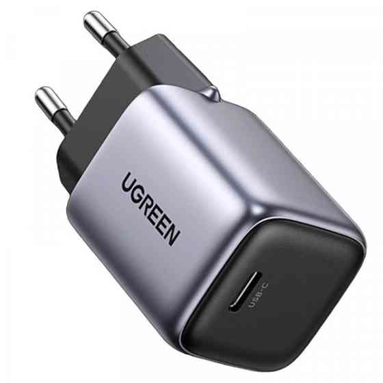 Зарядний пристрій 1xUSB 30W Gan Type-C PD Nexode Mini Сірий CD319 Ugreen (90666) Киев