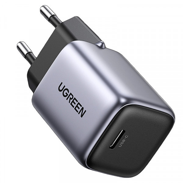 Зарядний пристрій 1xUSB 30W Gan Type-C PD Nexode Mini Сірий CD319 Ugreen (90666) Київ - фото 3