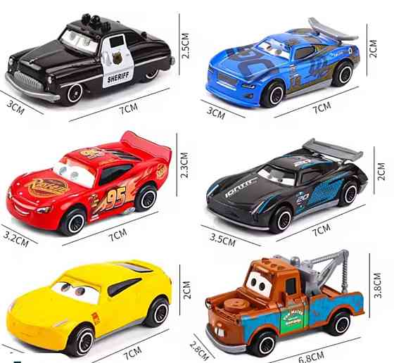 Ігровий набір металевих машин Блискавка Маквін «Тачки» Харьков