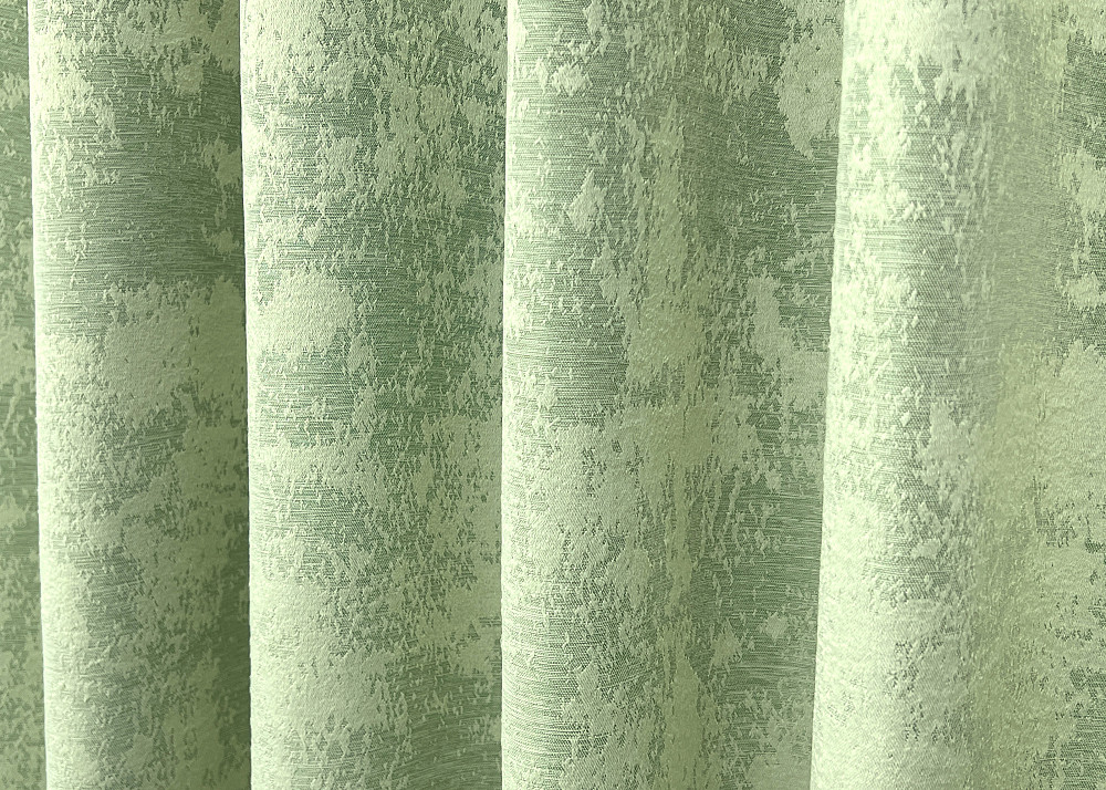 Комплект коротких штор VR-Textil Жакард Sultan XO № 1147ш Світло-оливковий 140х170 см 2 шт (35-0420) Київ - фото 7