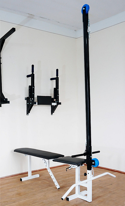 Скамья для жима регулируемая 30 на 30 мм Стойки, скамьи для жима и приседаний без стоек Киев - изображение 4