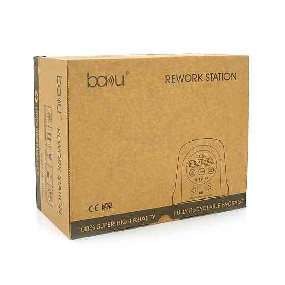 Паяльная станция BAKU BA-942 с цифровой индикацией на фен и паяльник, DC:110-240V, 4A,750W, 2,25 кг Киев