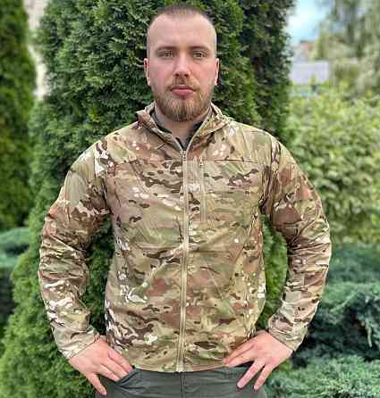 Летняя водонепроницаемая мужская куртка штурмовка (Мультикам) 2XL Киев