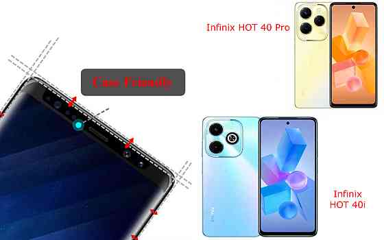 Захисне скло HyperGlass Pro для Infinix HOT 40 Pro, HOT 40i – максимальна чутливість та захист Київ