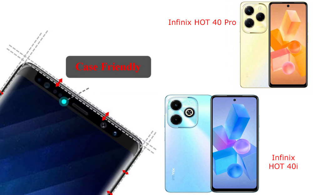 Захисне скло HyperGlass Pro для Infinix HOT 40 Pro, HOT 40i – максимальна чутливість та захист Київ - фото 4