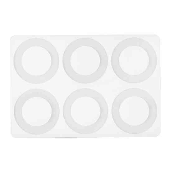 Формочка для шоколада Круги 194 на 134 мм серый Киев