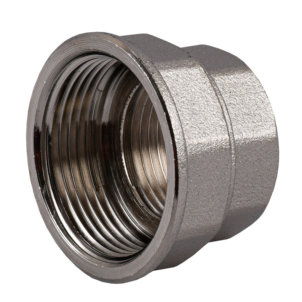 Муфта редукционная 1 1/2″х1″ВВ никелированная восьмигранная NM751O OPTIMUM (000031490) Киев - изображение 2